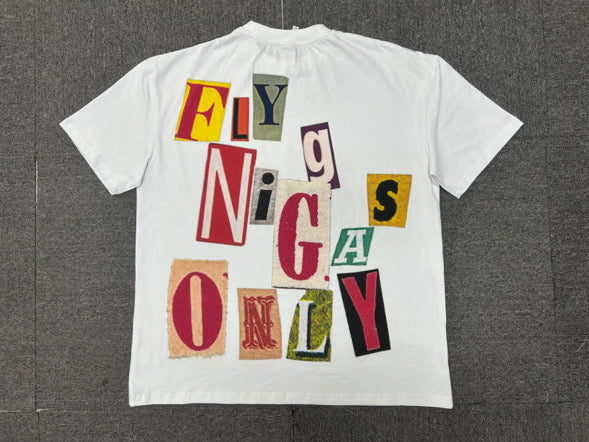 “FNO” white tee